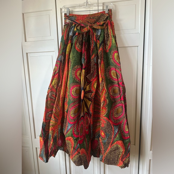 Advance Apparels Dresses & Skirts - Advance Apparels 100% Cotton Colorful A-Line Maxi Skirt